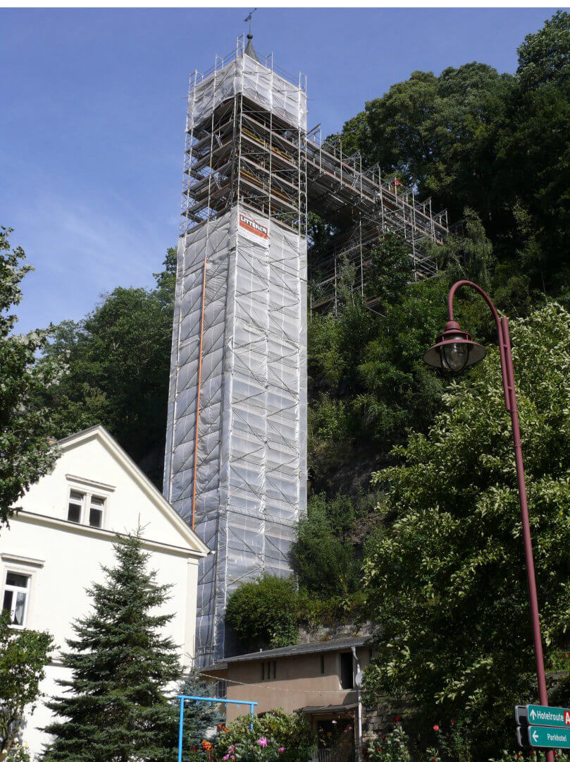 Turmgerüst in Bad Schandau